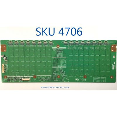 LED DRIVER PARA TV SONY / NUMERO DE PARTE RUNTK4332TPZZ / 04-Z002001 U / RUNTK4332TP / PANEL P-MOD 46LTTT / P-MOD 52LTTT / MODELO XBR-52HX909 / XBR52HX909